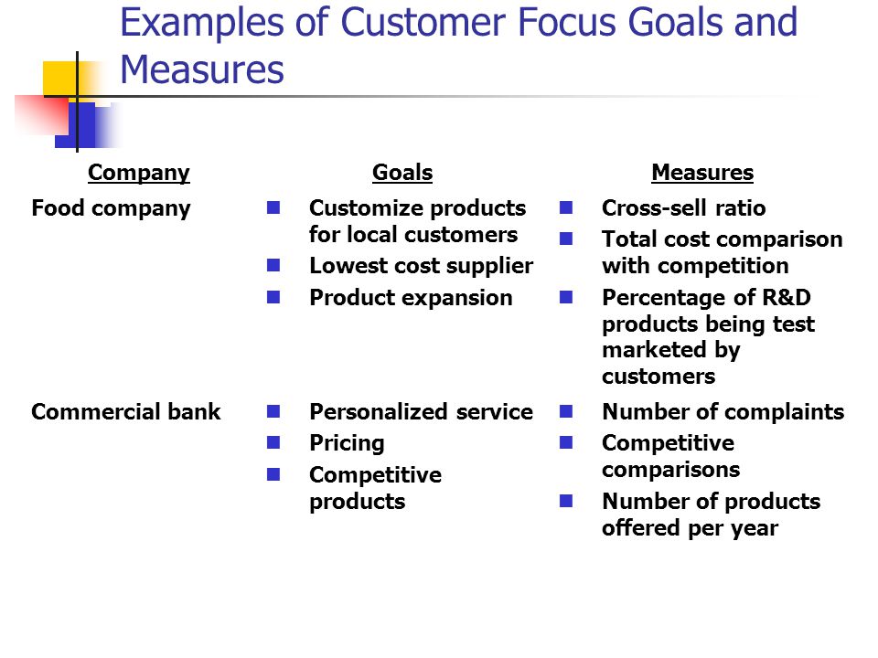Customer focus definition